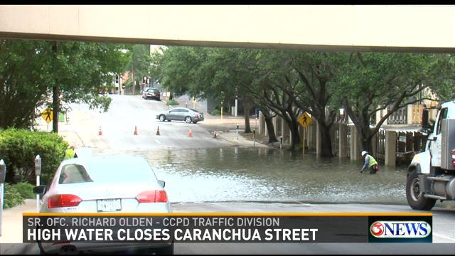 Flooding Causes Traffic Jam in Downtown Corpus Christi | kiiitv.com