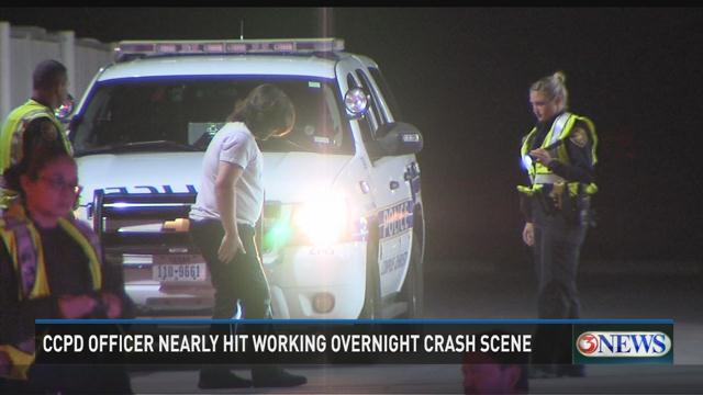 Driver Nearly Runs Into Crash Scene on Rodd Field Road | kiiitv.com