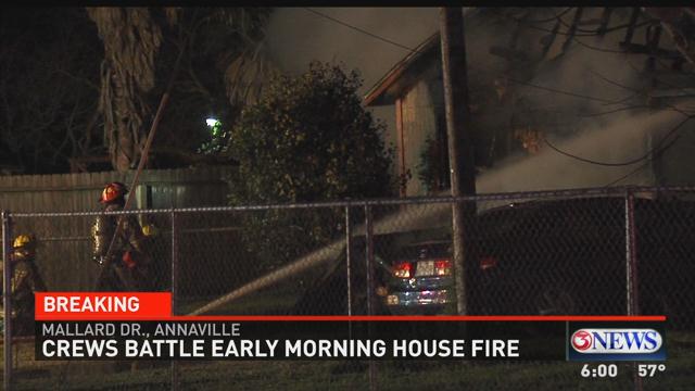 Crews Battle Early Morning House Fire | kiiitv.com