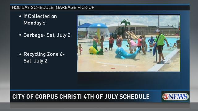 City of Corpus Christi Fourth of July Closures | kiiitv.com