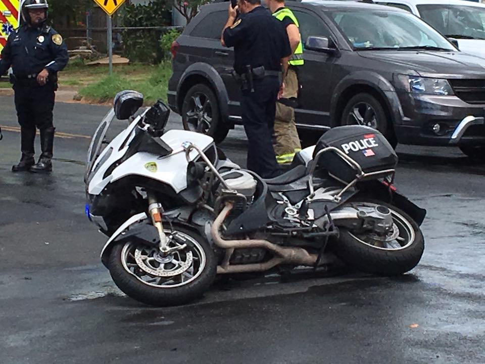 Two officers involved in funeral procession accident released from