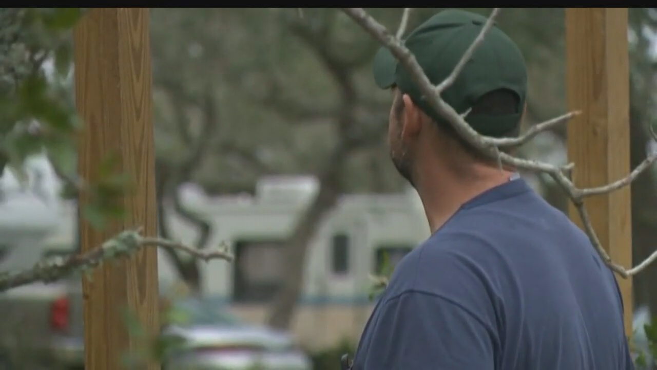 Aransas Pass homeowners react to devastation from Harvey