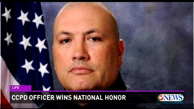 CCPD Officer Honored as Top Cop in the Nation | kiiitv.com