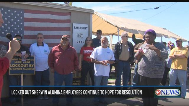 Locked Out Sherwin Alumina Employees Continue To Hope For Resolution ...